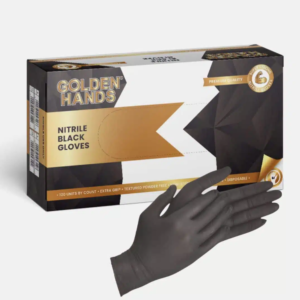 NITRILE GLOVES - BLACK - EXTRA LARGE