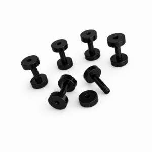 2MM BLACK STEEL TUNNEL PAIR
