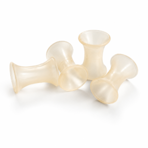 6MM FLESH COLOURED SILICONE TUNNEL PAIR - SUPER SOFT