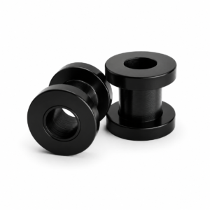 8MM BLACK STEEL TUNNEL PAIR
