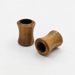 10MM TEAK WOOD TUNNEL PAIR