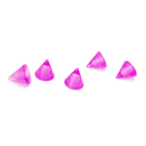1.6 X 5 CONE - PLASTIC - BRIGHT PURPLE