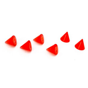 1.6 X 5 CONE - PLASTIC - RED