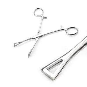 TRIANGLE PENNINGTON FORCEP REGULAR - 6" - UNSLOTTED
