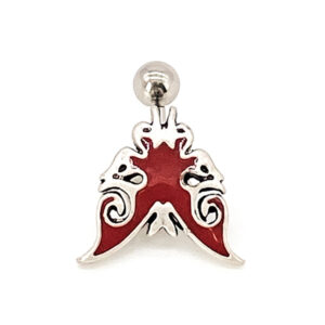 BURGUNDY GOTHIC BELLY RING