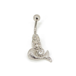 STERLING SILVER MERMAID BELLY RING