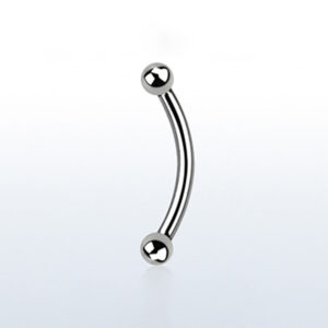 1.2 X 8 X 3 CURVED BAR - TITANIUM