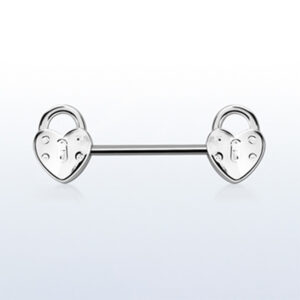 1.6 X 14 X 10 STRAIGHT BAR - HEART LOCK