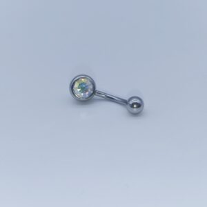 1.6 X 10 X 5/8 - BELLY BAR - STEEL - IRIDESCENT