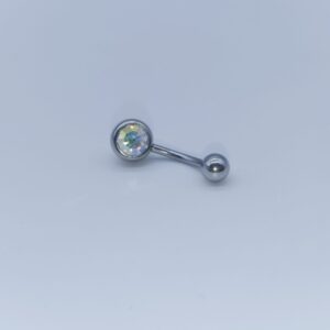 1.6 X 10 X 5/8 - BELLY BAR - STEEL - IRIDESCENT
