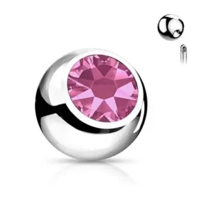 1.2 X 2.5 BALL - STEEL - PINK