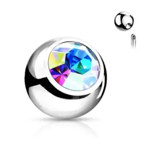 1.6 X 5 BALL - STEEL - IRIDESCENT