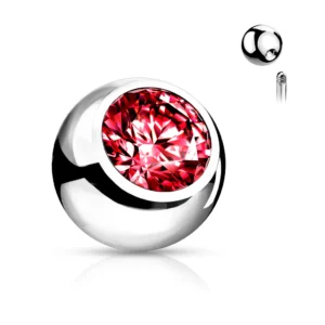1.6 X 4 BALL - STEEL - RED