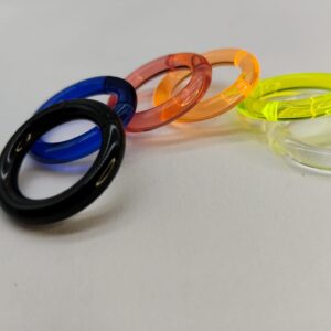SEGMENT RING - 3 X 13 SEGMENT RING - ACRYLIC - BLACK