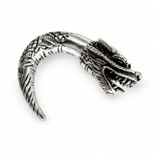 6MM STERLING SILVER EAR HANGER - DRAGON