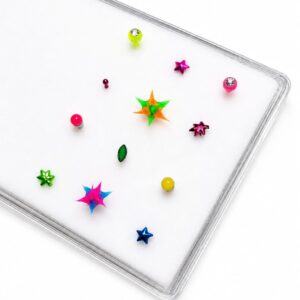 ASSORTED  COLORBOMB NOSE PIN PACK - 10PC